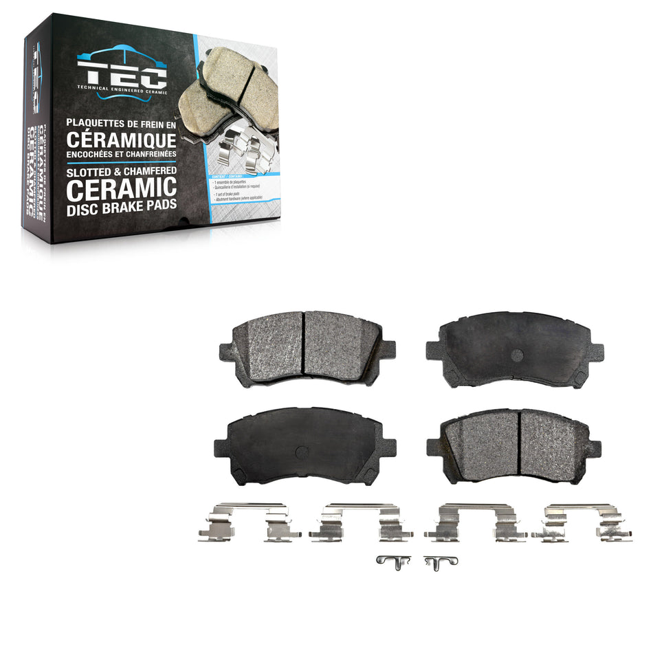 Front Ceramic Disc Brake Pads TEC-721 For Subaru Impreza Forester Legacy Outback