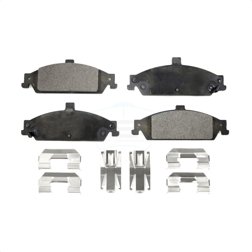 Front Ceramic Disc Brake Pads TEC-727 For Chevrolet Pontiac Grand Am Malibu Oldsmobile Alero Classic Cutlass by TEC