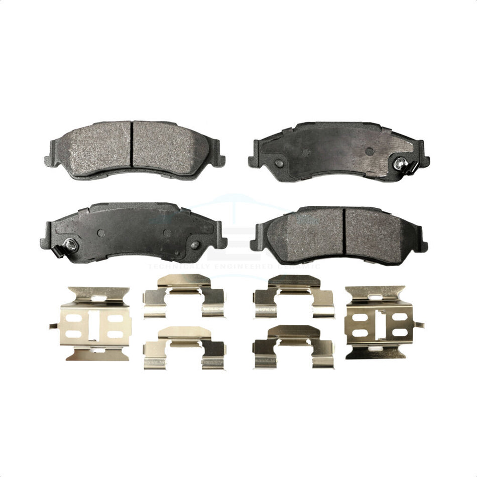 Rear Ceramic Disc Brake Pads TEC-729 For Chevrolet S10 Blazer GMC Sonoma Jimmy Oldsmobile Bravada Isuzu Hombre by TEC