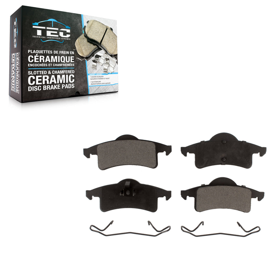 Rear Ceramic Disc Brake Pads TEC-791 For 1999-2004 Jeep Grand Cherokee