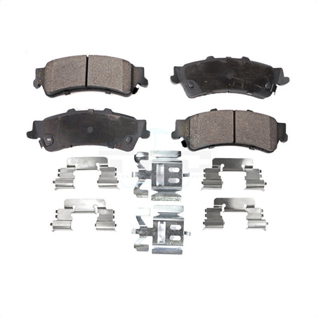 Rear Ceramic Disc Brake Pads TEC-792 For Chevrolet Silverado 1500 GMC Sierra Cadillac DeVille Tahoe DTS Classic Suburban Astro Yukon XL 3500 Safari 60 Special by TEC