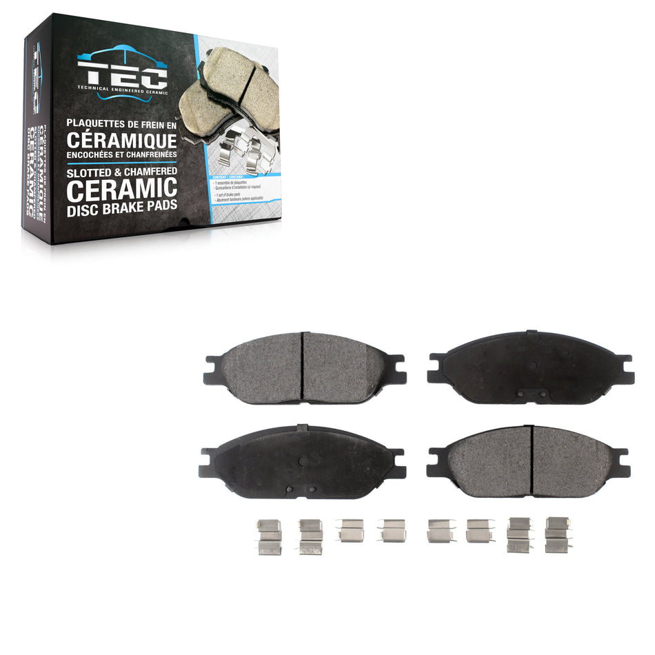 Front Ceramic Disc Brake Pads TEC-803 For 1999-2003 Ford Windstar