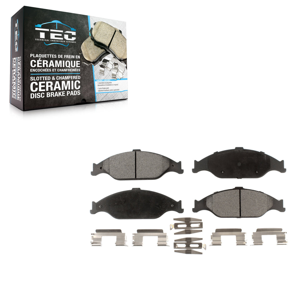 Front Ceramic Disc Brake Pads TEC-804 For Ford Mustang