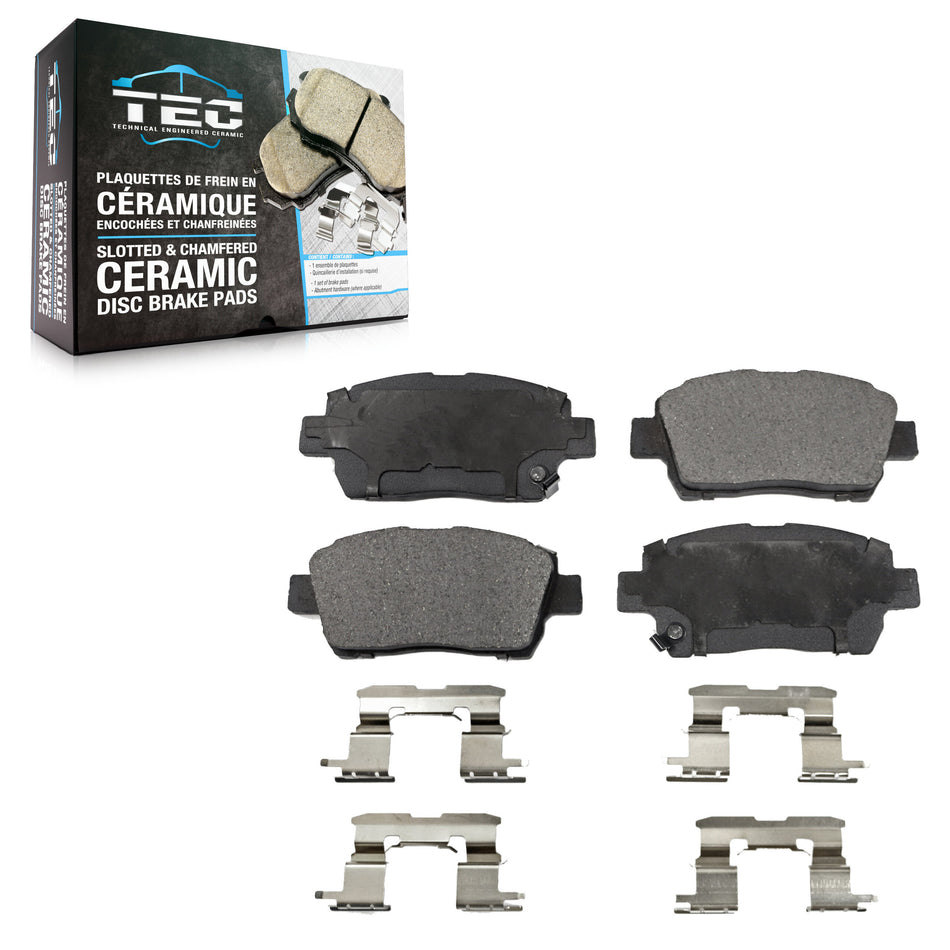 Front Ceramic Disc Brake Pads TEC-822 For Toyota Echo Prius Scion iQ Celica xB MR2 Spyder xA