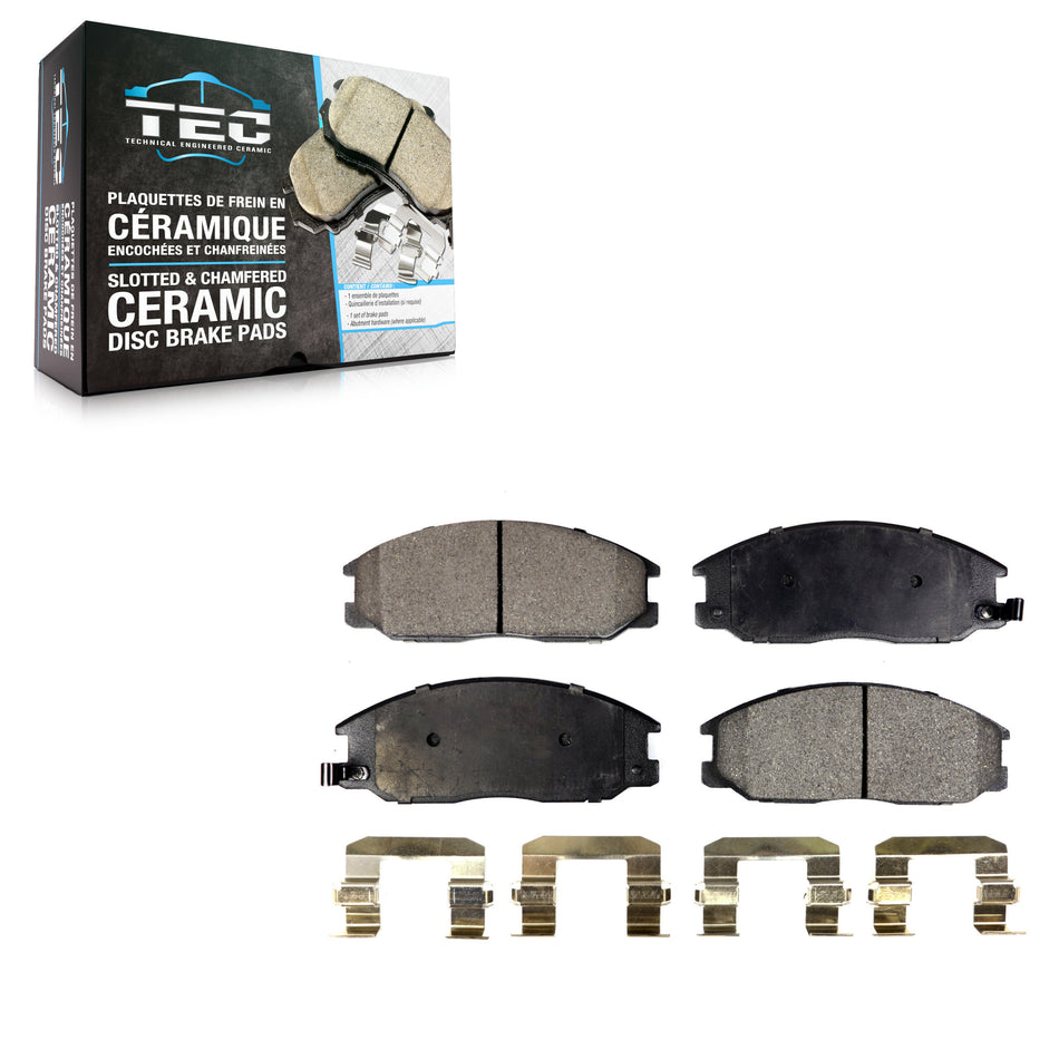Front Ceramic Disc Brake Pads TEC-864 For Hyundai Santa Fe Kia Sorento Sedona Amanti XG350 XG300