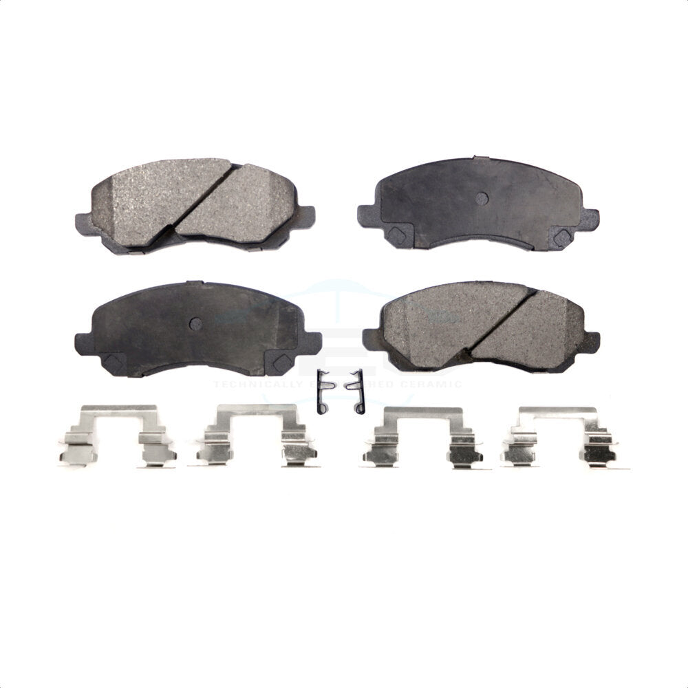 Front Ceramic Disc Brake Pads TEC-866 For Jeep Mitsubishi Dodge Chrysler Patriot Compass Avenger Sebring 200 Caliber Outlander Sport Lancer Galant Eclipse Stratus RVR by TEC