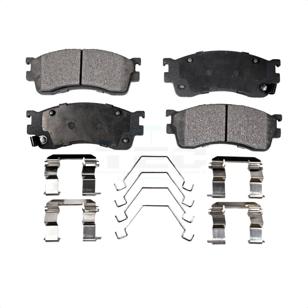 Front Ceramic Disc Brake Pads TEC-893 For Mazda Protege Protege5 by TEC