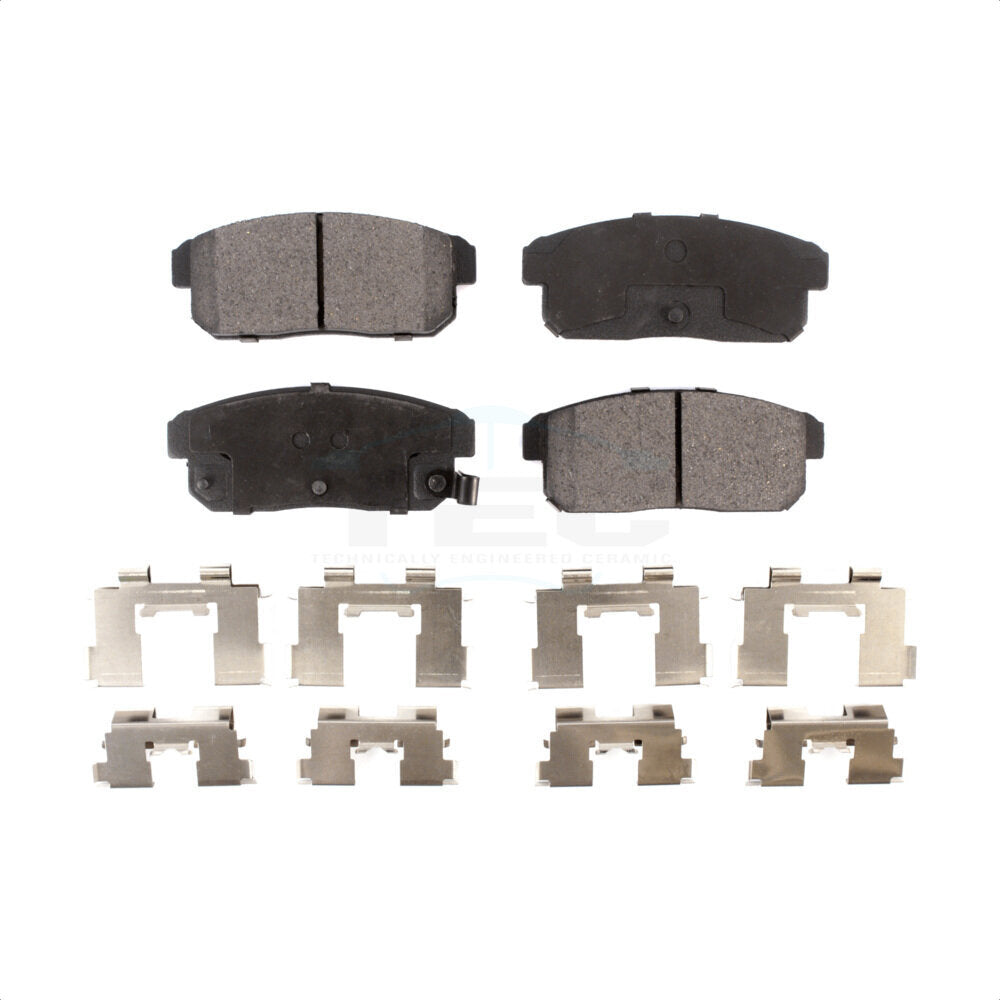 Rear Ceramic Disc Brake Pads TEC-900 For Nissan Sentra Maxima INFINITI Mazda RX-8 I35 I30 G20 by TEC