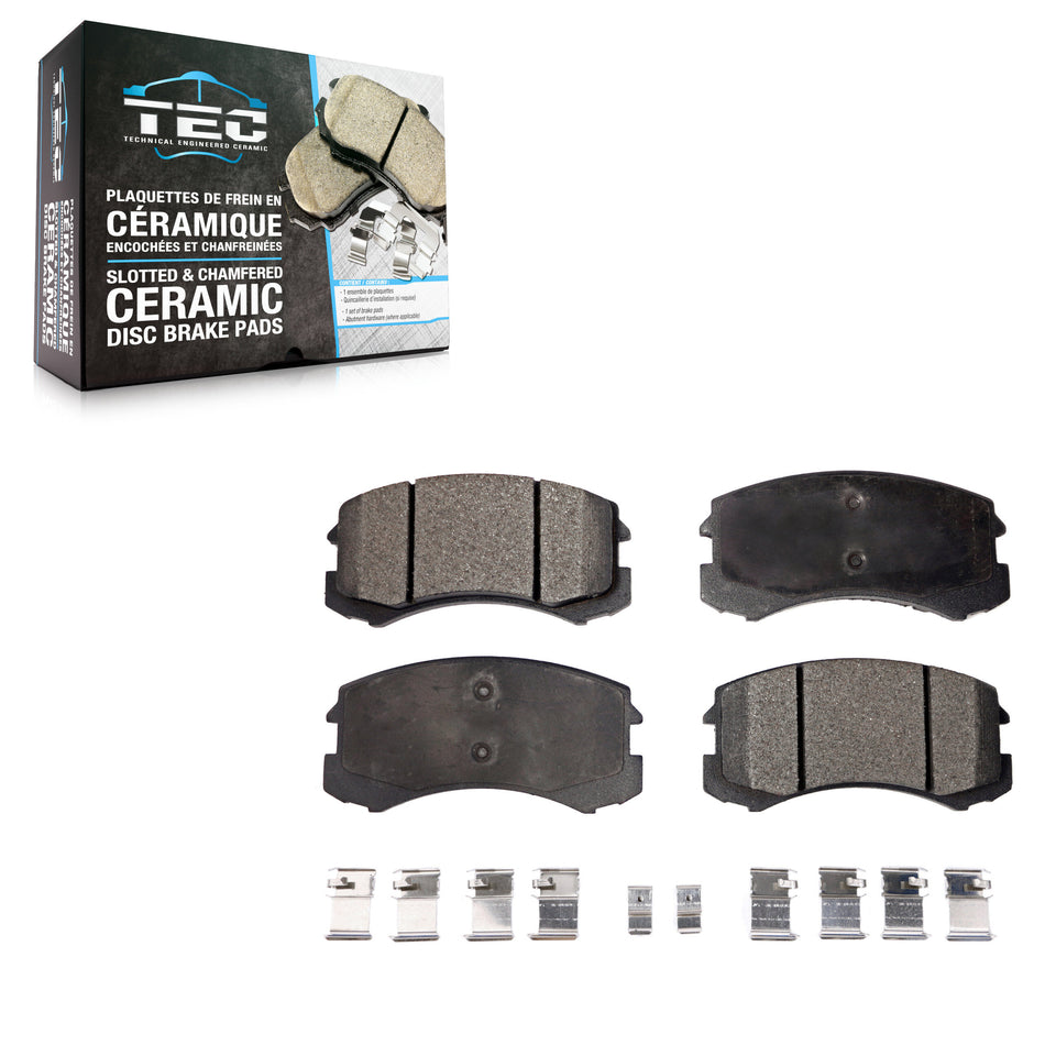 Front Ceramic Disc Brake Pads TEC-904 For Mitsubishi Lancer