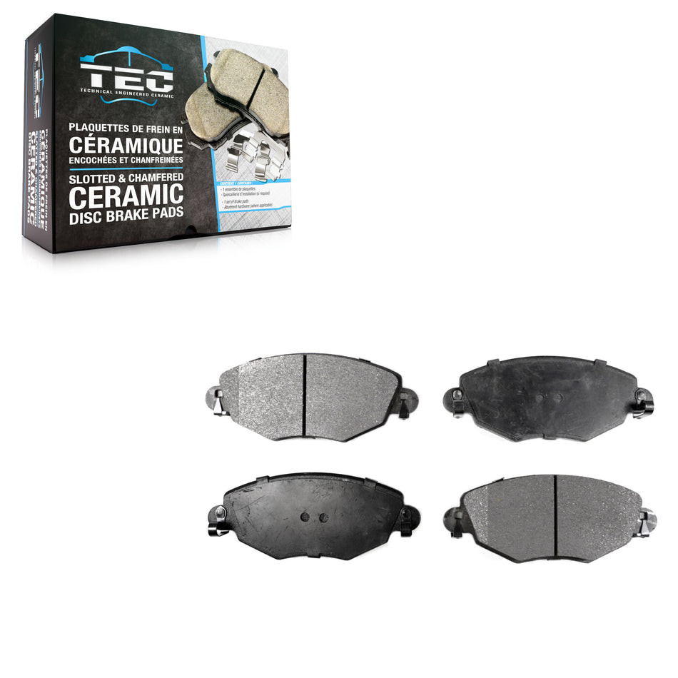 Front Ceramic Disc Brake Pads TEC-910 For 2002-2008 Jaguar X-Type
