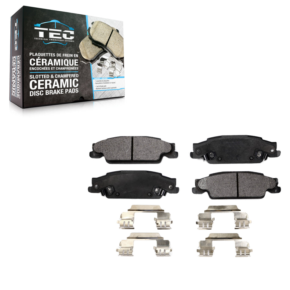 Rear Ceramic Disc Brake Pads TEC-922 For Pontiac Grand Prix Cadillac CTS STS
