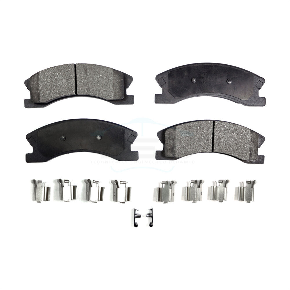 Front Ceramic Disc Brake Pads TEC-945 For Jeep Grand Cherokee by TEC