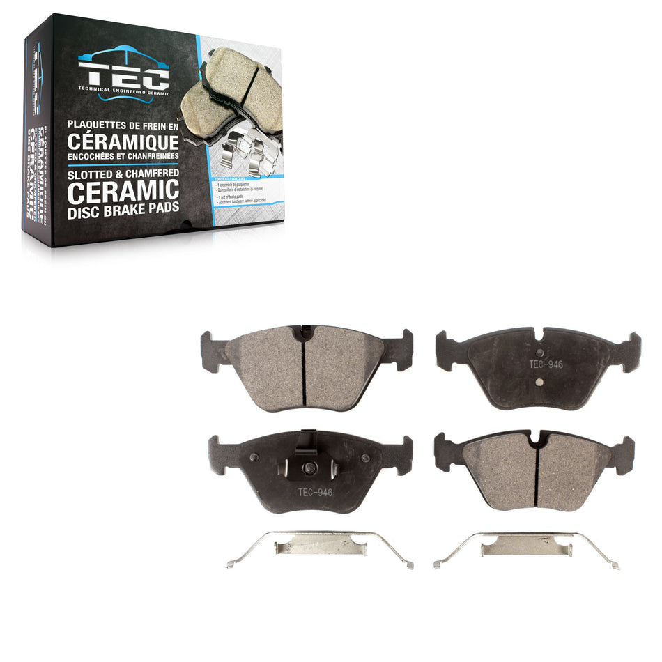 Front Ceramic Disc Brake Pads TEC-946 For BMW X3 330Ci Z4 330i M3 330xi