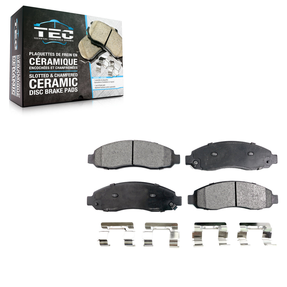 Front Ceramic Disc Brake Pads TEC-962 For 2003-2004 Dodge Dakota