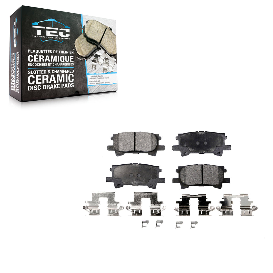 Rear Ceramic Disc Brake Pads TEC-996 For Lexus RX350 Toyota Highlander RX330 RX400h