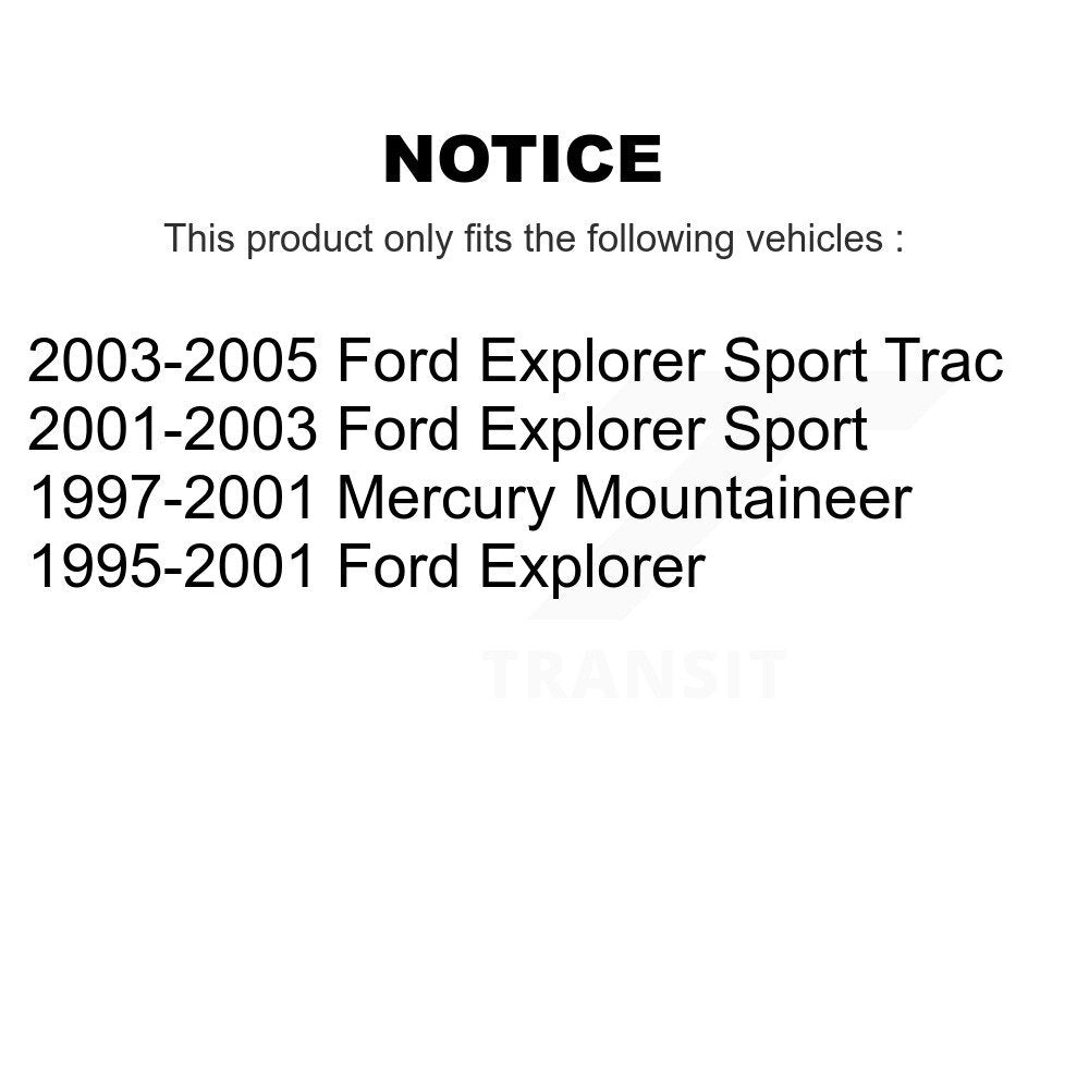 Rear Left Brake Hydraulic Hose 12-H380376 For Ford Explorer Sport Trac Mercury Mountaineer
