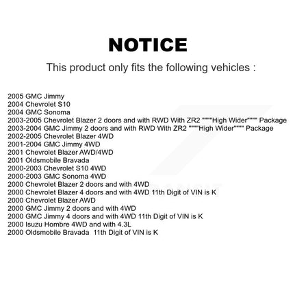 Front Right Brake Hydraulic Hose 12-H381343 For Chevrolet GMC Blazer S10 Jimmy Sonoma Isuzu Hombre
