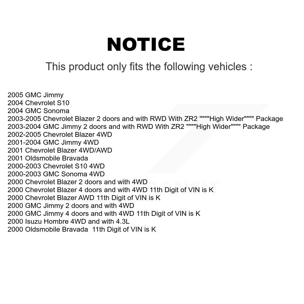 Front Left Brake Hydraulic Hose 12-H381344 For Chevrolet GMC Blazer S10 Jimmy Sonoma Isuzu Hombre