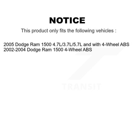 Front Left Brake Hydraulic Hose 12-H620182 For Dodge Ram 1500
