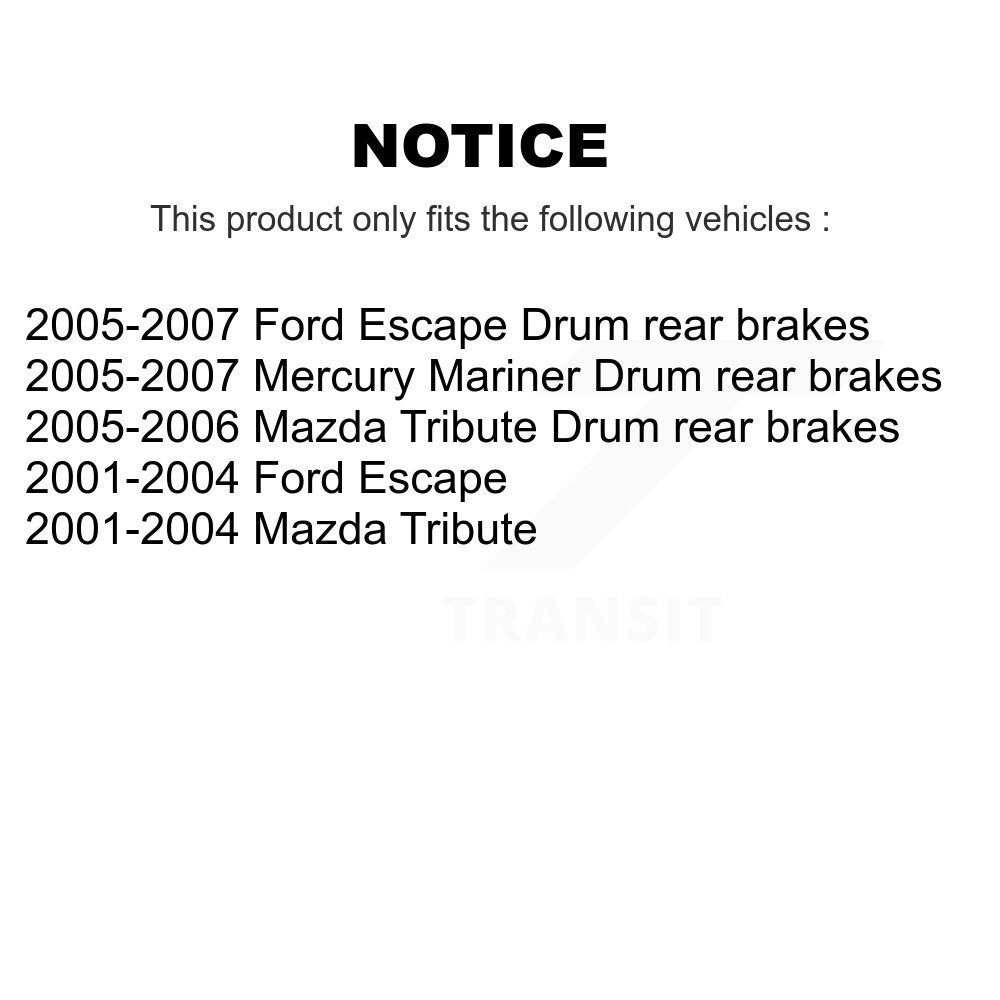 Rear Left Brake Hydraulic Hose 12-H620319 For Ford Escape Mazda Tribute Mercury Mariner