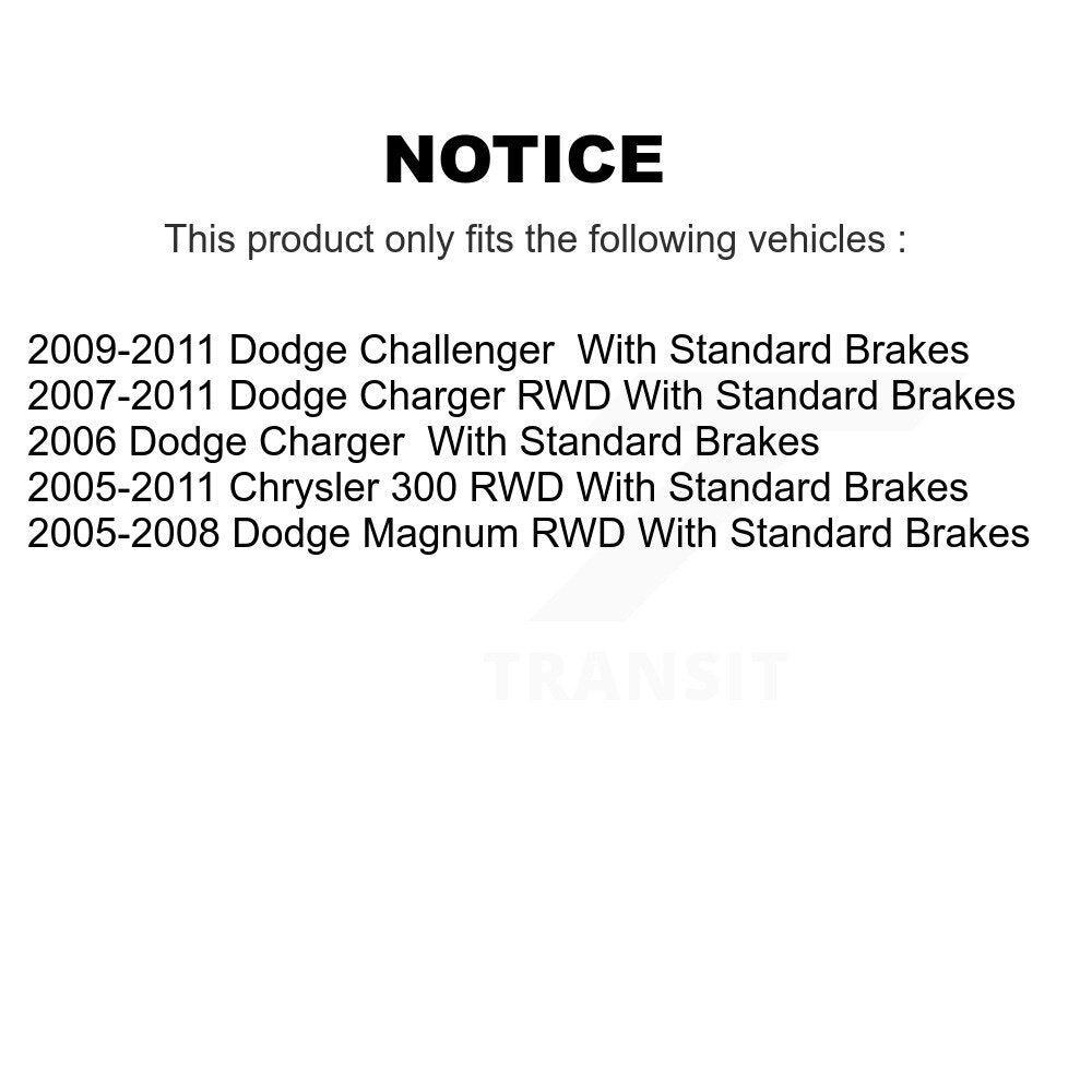 Front Right Brake Hydraulic Hose 12-H620564 For Dodge Chrysler 300 Charger Challenger Magnum