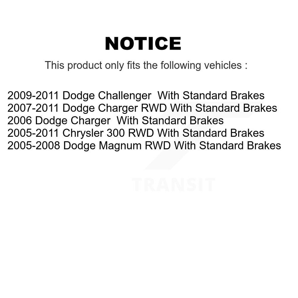 Front Right Brake Hydraulic Hose 12-H620564 For Dodge Chrysler 300 Charger Challenger Magnum