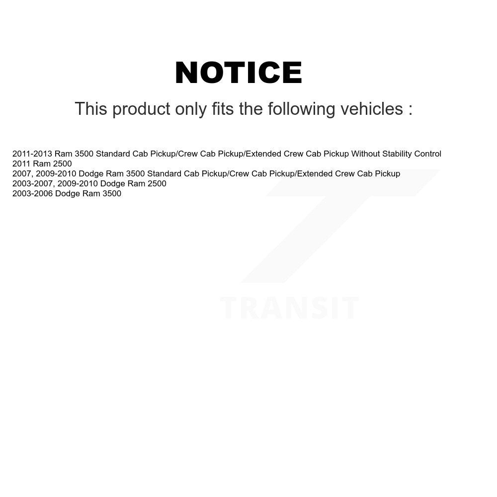 Rear Center Brake Hydraulic Hose 12-H620590 For Dodge Ram 2500 3500
