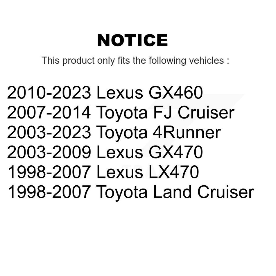 Rear Brake Hydraulic Hose 12-H620660 For Toyota 4Runner FJ Cruiser Lexus GX460 GX470 LX470 Land