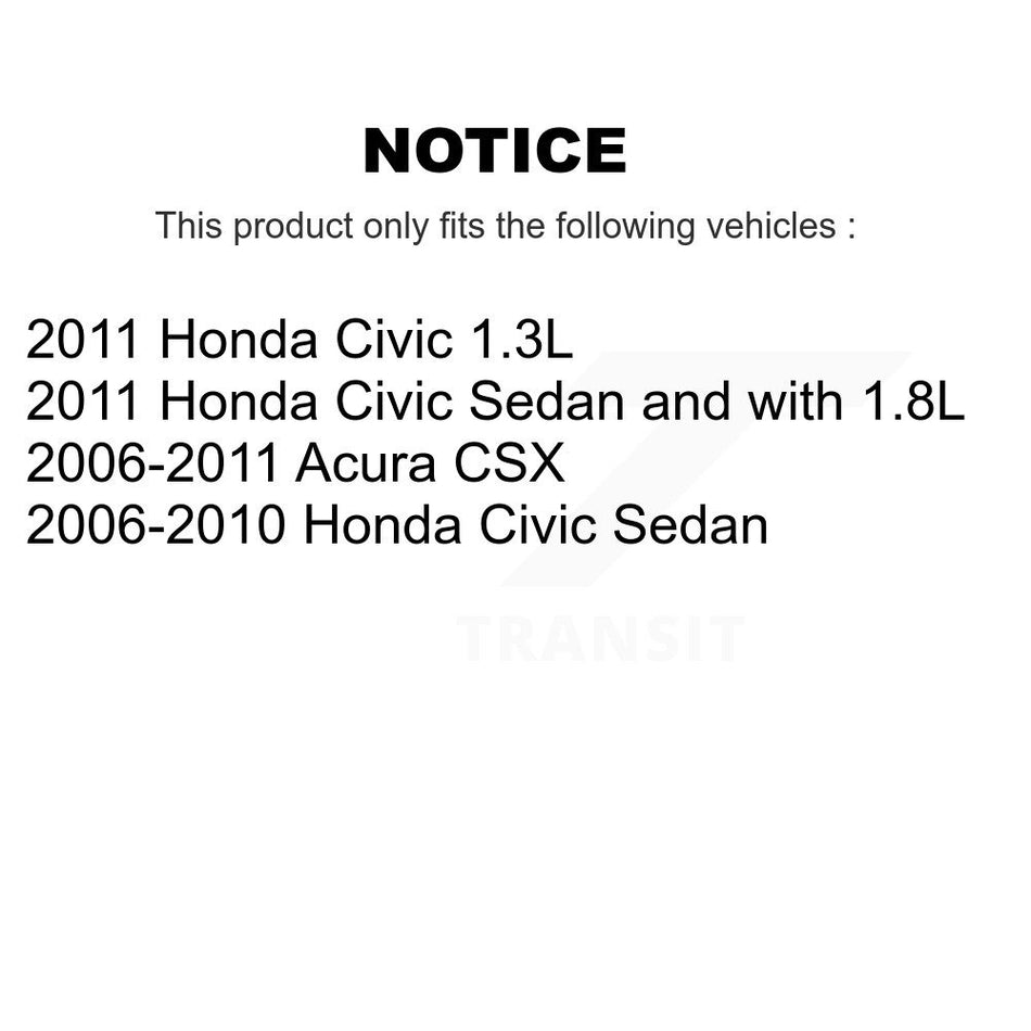 Front Left Brake Hydraulic Hose 12-H620736 For Honda Civic Acura CSX