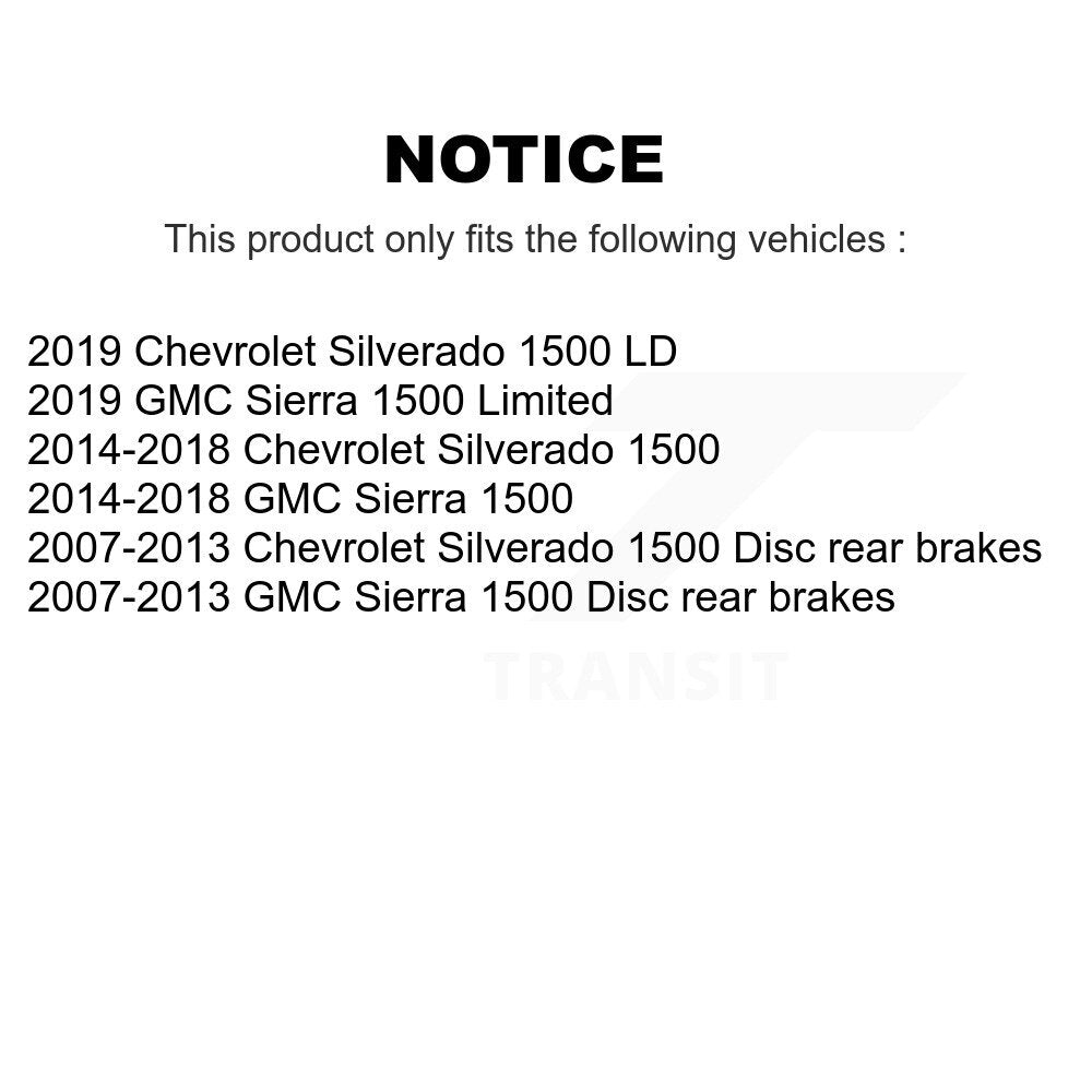 Rear Left Brake Hydraulic Hose 12-H620767 For GMC Sierra 1500 Chevrolet Silverado LD Limited