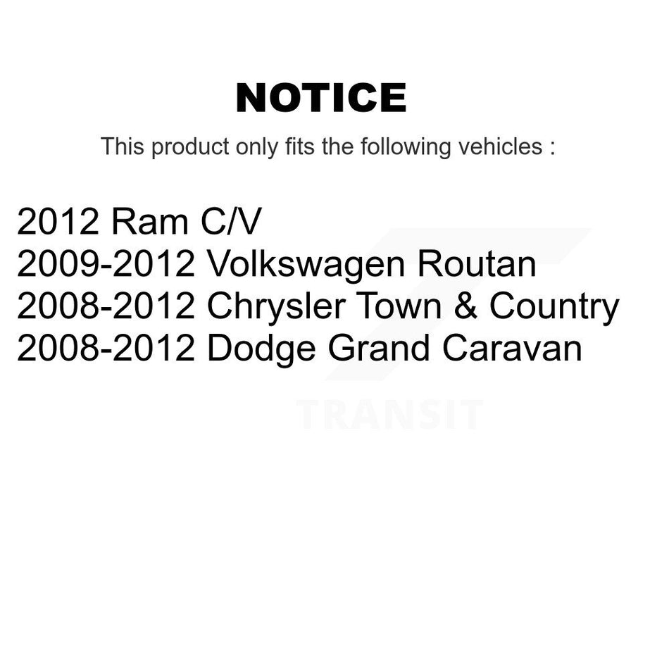 Front Right Brake Hydraulic Hose 12-H620880 For Dodge Grand Caravan Chrysler Town & Country Routan