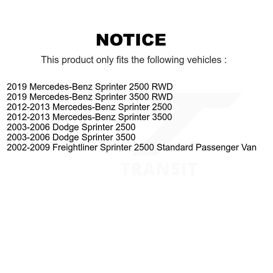 Brake Hydraulic Hose 12-H620903 For Mercedes-Benz Sprinter 2500 3500 Dodge Freightliner