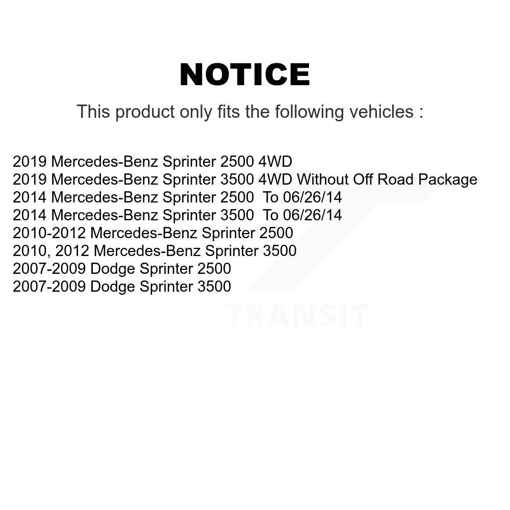 Brake Hydraulic Hose 12-H620904 For Mercedes-Benz Sprinter 2500 3500 Dodge