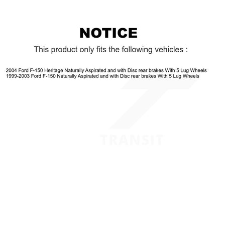 Rear Right Brake Hydraulic Hose 12-H621017 For Ford F-150 Heritage With 5 Lug Wheels