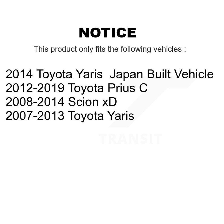 Front Left Brake Hydraulic Hose 12-H621060 For Toyota Yaris Prius C Scion xD