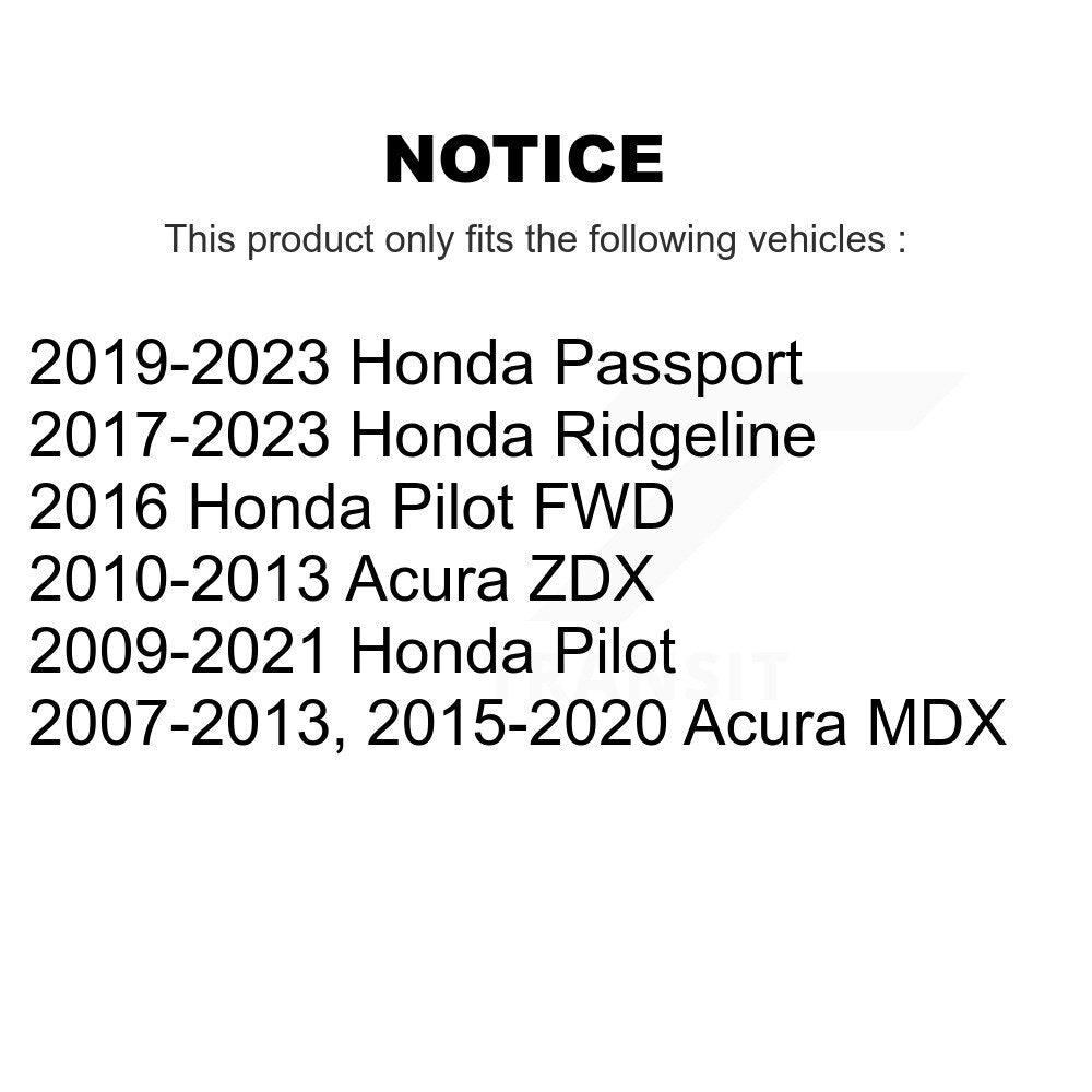 Front Brake Hydraulic Hose 12-H621151 For Honda Pilot Acura MDX Ridgeline Passport ZDX