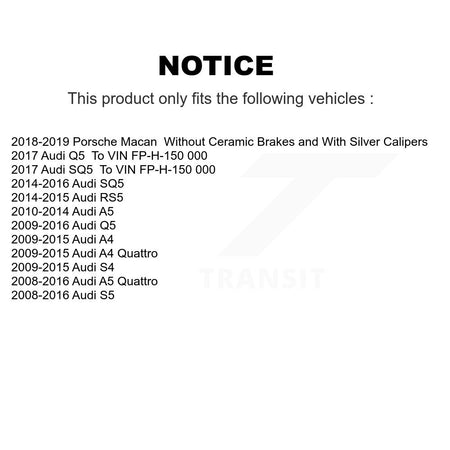 Rear Brake Hydraulic Hose 12-H621413 For Audi Q5 A4 Quattro Porsche Macan A5 S4 S5 SQ5 RS5