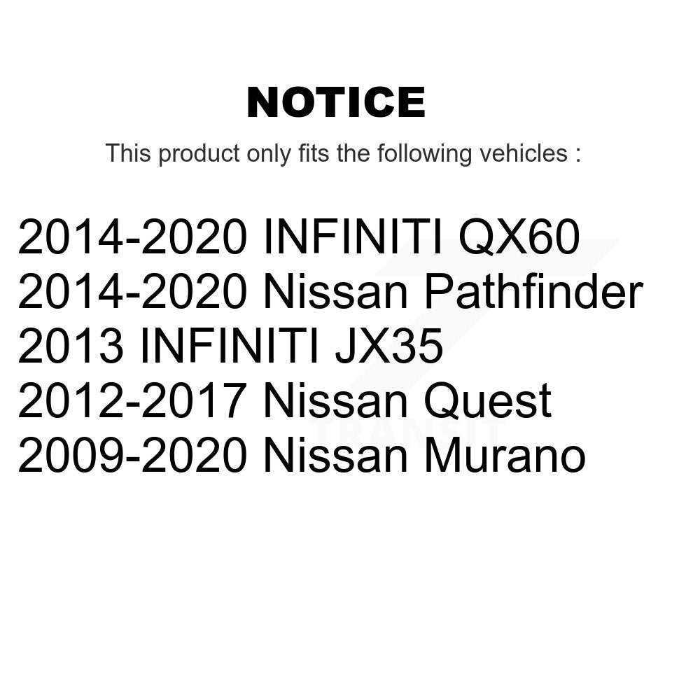 Rear Brake Hydraulic Hose 12-H621545 For Nissan Murano Pathfinder INFINITI QX60 JX35 Quest