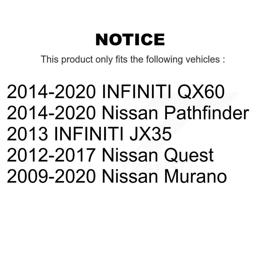 Rear Brake Hydraulic Hose 12-H621545 For Nissan Murano Pathfinder INFINITI QX60 JX35 Quest