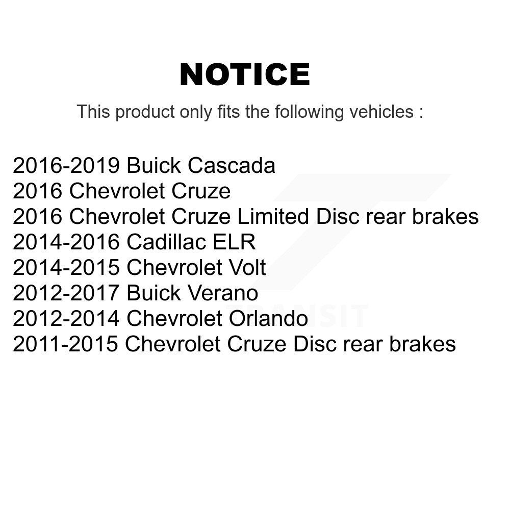 Rear Left Brake Hydraulic Hose 12-H621654 For Chevrolet Cruze Buick Verano Limited Orlando Volt ELR