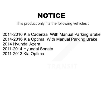 Rear Right Brake Hydraulic Hose 12-H621783 For Hyundai Sonata Kia Optima Cadenza Azera