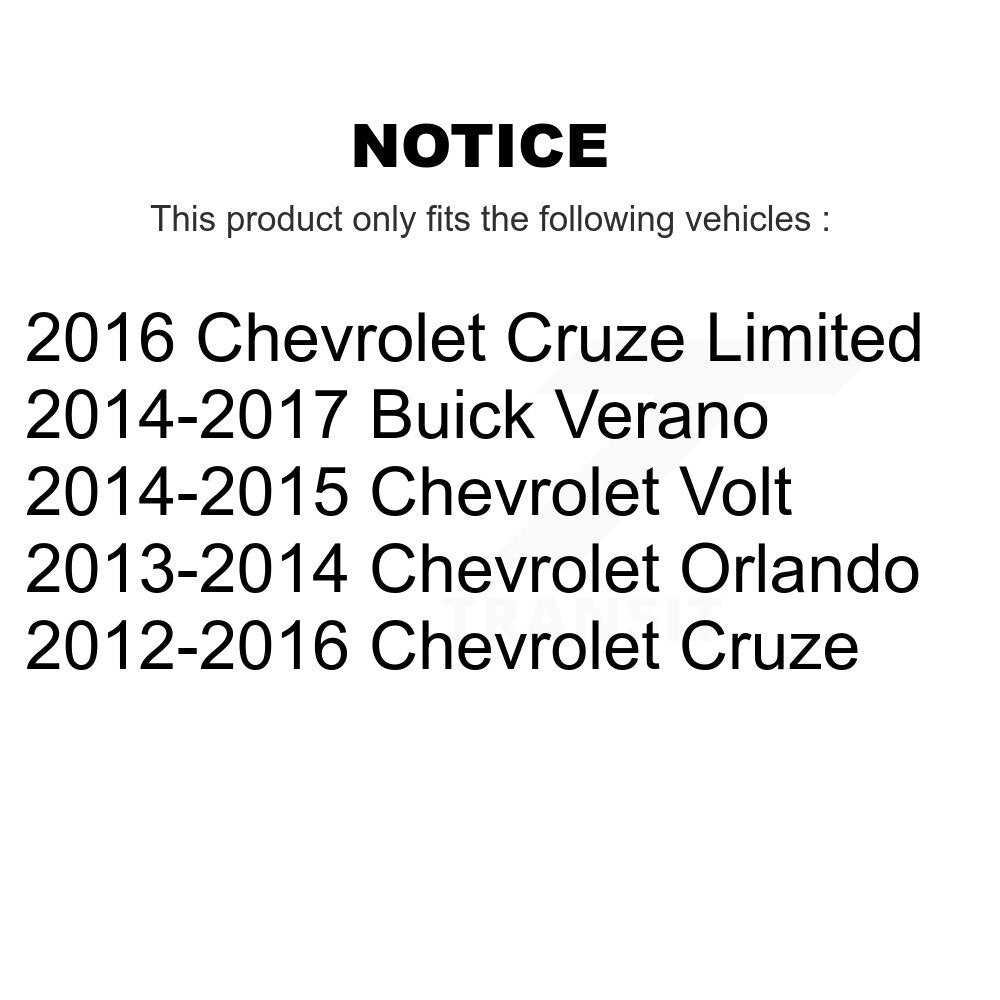 Front Right Brake Hydraulic Hose 12-H621900 For Chevrolet Cruze Buick Verano Limited Volt Orlando