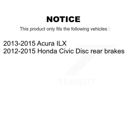 Rear Left Brake Hydraulic Hose 12-H621925 For Honda Civic Acura ILX