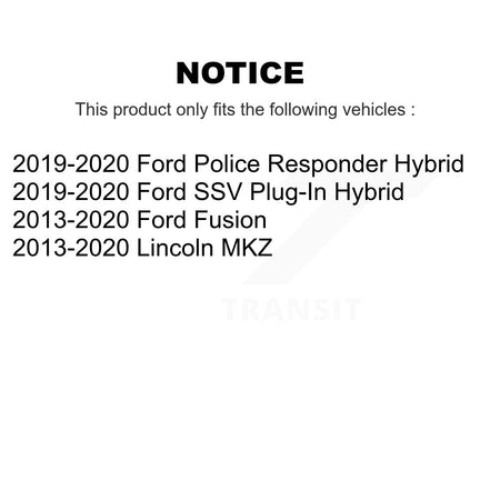 Rear Left Brake Hydraulic Hose 12-H622260 For Ford Fusion Lincoln MKZ Police Responder Hybrid SSV