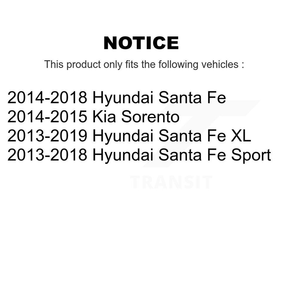 Rear Left Brake Hydraulic Hose 12-H622381 For Hyundai Santa Fe Sport Kia Sorento XL