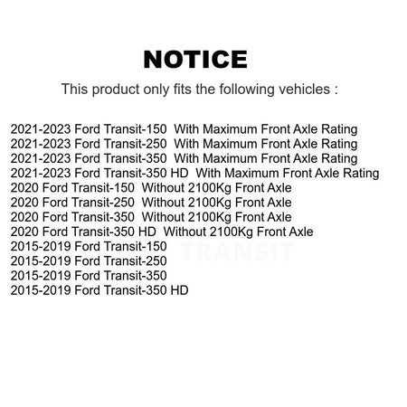 Front Brake Hydraulic Hose 12-H622444 For Ford Transit-250 Transit-150 Transit-350 HD