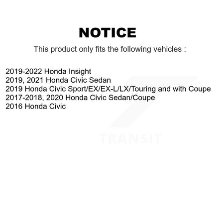 Front Left Brake Hydraulic Hose 12-H622529 For Honda Civic Insight