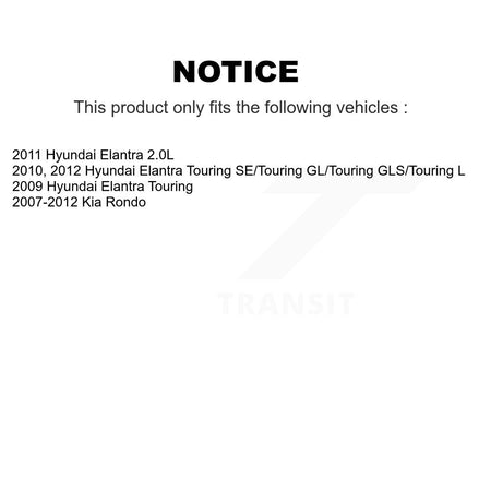 Rear Parking Brake Hardware Kit 13-H17446 For Hyundai Elantra Kia Rondo