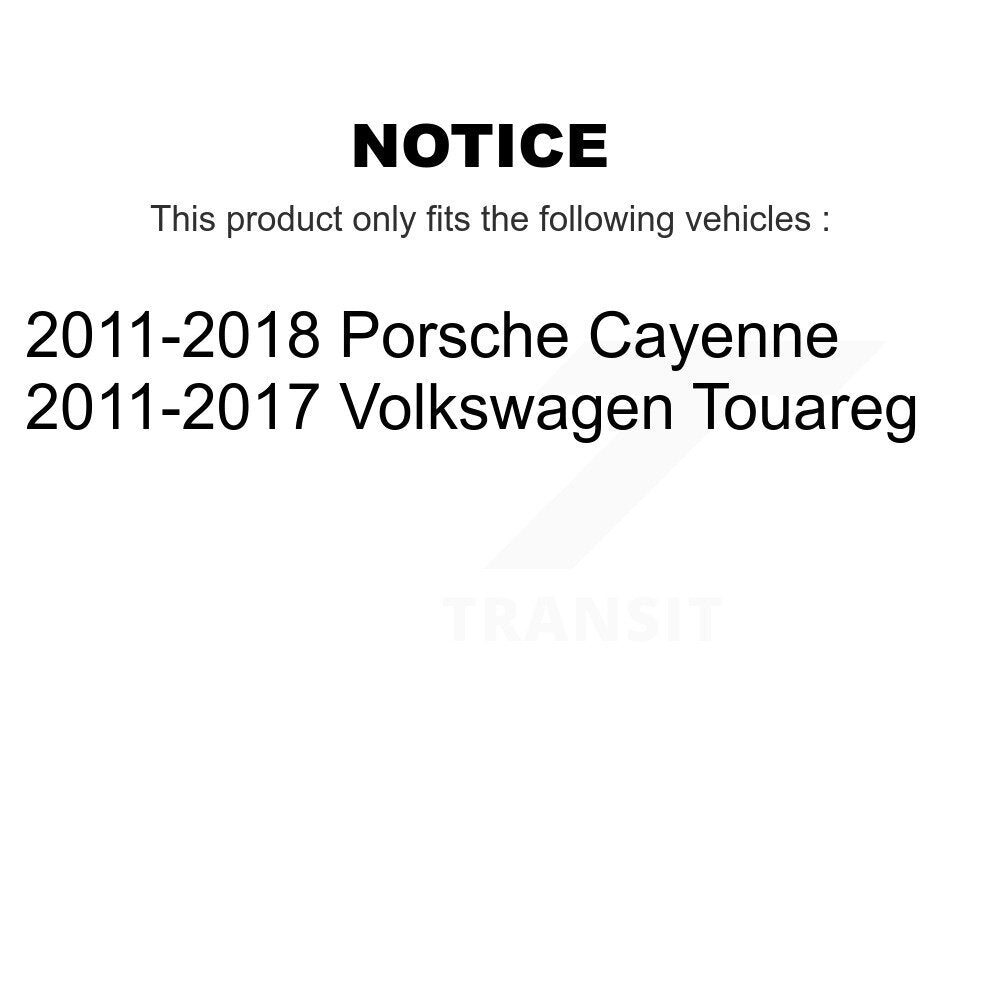Rear Parking Brake Hardware Kit 13-H17467 For Volkswagen Touareg Porsche Cayenne
