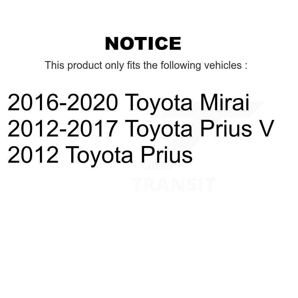 Rear Parking Brake Hardware Kit 13-H17469 For Toyota Prius V Mirai